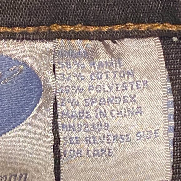 DG2 by Diane Gilman Black Denim Jeans 5 pockets Woman's Size (10) Vintage - Picture 6 of 7